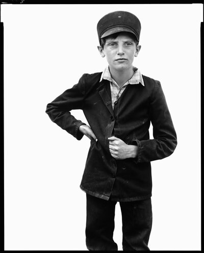 Jesse Kleinsasser - pig man - Richard Avedon
